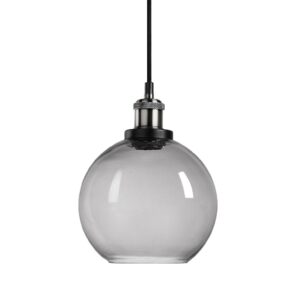 Lámpara colgante de vidrio gris (esfera)